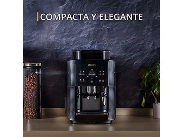 Cafetera Automática Krups Roma EA81K870, 15 Bares, Negro