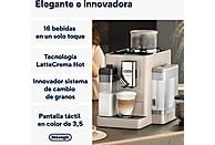 Cafetera Automática De'Longhi Rivelia EXAM440.55.BG, 19 Bares, Beige