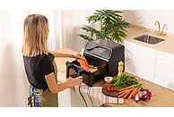 Freidora de aire Cecotec Cecofry Advance 9000 Window, 9 L, 2200W, Negro