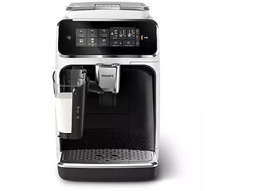 Cafetera Superautomática Philips Serie 3300 EP3343/50, LatteGo, Blanco y Negro