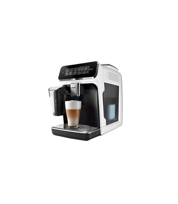Cafetera Superautomática Philips Serie 3300 EP3343/50, LatteGo, Blanco y Negro