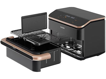 Freidora de aire Cosori Dual Blaze Twinfry™ Chef Edition, 10 L, 2800W, Negro