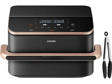 Freidora de aire Cosori Dual Blaze Twinfry™ Chef Edition, 10 L, 2800W, Negro