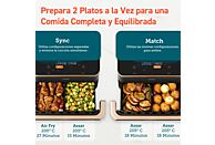 Freidora de aire Cosori Dual Blaze Twinfry™ Chef Edition, 10 L, 2800W, Negro