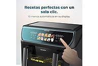 Freidora de aire Cecotec Cecofry&Grill Duoheat 10000, 10 L, 2800W, Negro