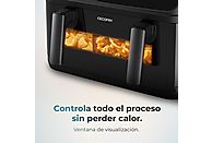 Freidora de aire Cecotec Cecofry&Grill Duoheat 10000, 10 L, 2800W, Negro
