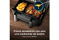 Freidora de aire Cecotec Cecofry&Grill Duoheat 10000, 10 L, 2800W, Negro