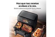 Freidora de aire Cecotec Cecofry&Grill Duoheat 10000, 10 L, 2800W, Negro