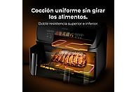 Freidora de aire Cecotec Cecofry&Grill Duoheat 10000, 10 L, 2800W, Negro