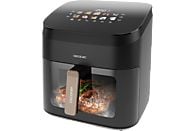 Freidora de aire Cecotec Cecofry&Grill Smokin’ 8500, 8.5 L, 2200W, Negro
