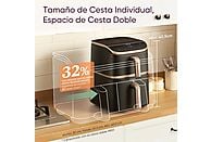 Freidora de aire Cosori Turbo Tower Pro Smart™ Chef Edition, 10.8 L, 2630W, Negro