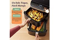 Freidora de aire Cosori Turbo Tower Pro Smart™ Chef Edition, 10.8 L, 2630W, Negro
