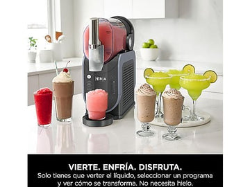 Máquina de bebidas heladas Ninja SLUSHi, 1.9 L, 5 programas, Azul Hielo