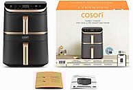 Freidora de aire Cosori Turbo Tower Pro Smart™ Chef Edition, 10.8 L, 2630W, Negro