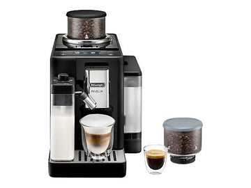 Cafetera Automática De'Longhi Rivelia EXAM440.55.B, 19 Bares, Negra