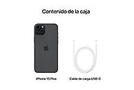 Apple iPhone 15 Plus (MU0Y3QL/A), 128 GB, 6.7”, A16 Bionic, iOS 17, Negro