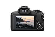 Cámara mirrorless Canon EOS R100 con objetivo 18-45mm IS STM y tarjeta SD