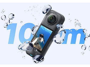 Cámara de acción 360 Insta360 X4, Captura 8K, Edición con IA, Negra