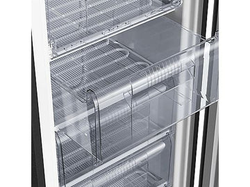 Congelador vertical CHIQ FSD160D4E, 145 L, 126 cm, Clase E, Color Metálico Cepillado Oscuro