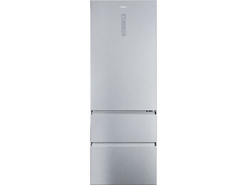 Frigorífico Combi Haier 3D 70 Series 5, 483 L, 70 cm de ancho, Plata - Electrodomésticos Idea SL