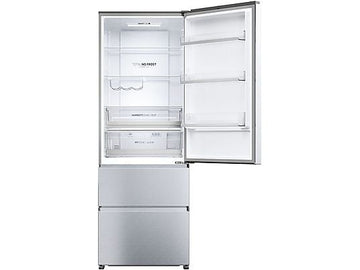Frigorífico Combi Haier 3D 70 Series 5, 483 L, 70 cm de ancho, Plata - Electrodomésticos Idea SL