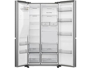 Frigorífico Americano Hisense RS818N4TIE1, 636 L, No Frost, Inox