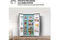 Frigorífico Americano LG GSLV71PZTD, 635 L, No Frost, Inox Antihuellas