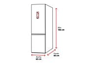 Frigorífico Combi Bosch KGN36VIEA, 326 L, No Frost, Cajón VitaFresh, EasyAccess, Inox Antihuellas