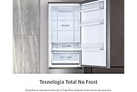 Frigorífico Combi Haier 3D 60 Series 3 A3FE737CGJ, 371 L, No Frost, Motor Inverter, Inox