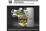 Frigorífico Combi LG GBV3100CPY, 344 L, No Frost, DoorCooling+™, FRESHBalancer™, Inox Antihuellas