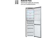 Frigorífico Combi LG GBV3100CPY, 344 L, No Frost, DoorCooling+™, FRESHBalancer™, Inox Antihuellas