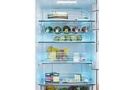 Frigorífico combi Haier HTW5620CNMG, No Frost, 414 L, 205 cm, Wi-Fi, Inox