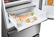 Frigorífico combi Haier HTW5620CNMG, No Frost, 414 L, 205 cm, Wi-Fi, Inox