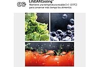 Frigorífico combi LG GBV3100ESW, No Frost, 344 L, 186 cm, DoorCooling+™, FRESHBalancer™, Blanco
