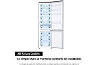 Frigorífico combi Samsung Smart RB38C605DS9/EF, 390 L, 203 cm, No Frost, Inox