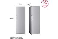 Frigorífico una puerta LG GLM71MBCSF, No Frost, DoorCooling+™, ThinQ™, 386 L, Inox