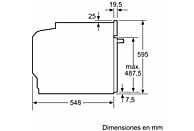 Horno Balay 3HB4131X3, 71 L, Multifunción, Limpieza Hidrolítica, A+, Serie Acero, Inox