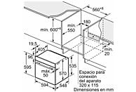 Horno Balay 3HB4131X3, 71 L, Multifunción, Limpieza Hidrolítica, A+, Serie Acero, Inox