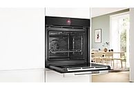 Horno Bosch Serie 8 HBG7241B1, 71 L, Hidrolítico, A+, AirFry, Pantalla táctil TFT, Negro