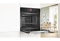 Horno Bosch Serie 8 HBG7741B1, 71 L, Pirolítico, A+, AirFry, Pantalla táctil TFT, Negro