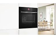 Horno Bosch Serie 8 HBG7741B1, 71 L, Pirolítico, A+, AirFry, Pantalla táctil TFT, Negro