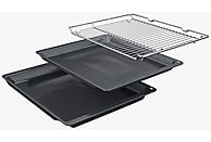 Horno Bosch Serie 8 HBG7741B1, 71 L, Pirolítico, A+, AirFry, Pantalla táctil TFT, Negro
