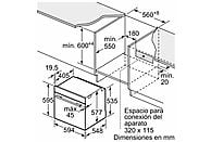 Horno Bosch Serie 8 HBG7741B1, 71 L, Pirolítico, A+, AirFry, Pantalla táctil TFT, Negro