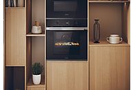 Horno Haier ID Series 2 H6 ID2P5B3YTX, Multifunción Integrable, 78 L, Pirolítico + Vapor, Negro