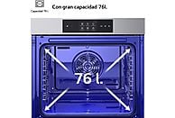 Horno a vapor LG WS9D7651WS, 76 L, Multifunción, A++, Blue EasyClean™, Acero inoxidable