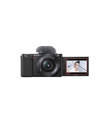 Cámara de vlogging Sony ZV-E10 con objetivo 16-50mm OSS