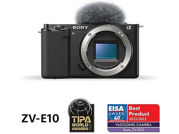 Cámara de vlogging Sony ZV-E10 con objetivo 16-50mm OSS