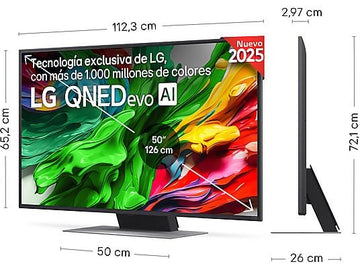LG TV QNED MiniLED 50" 50QNED87A6D, UHD 4K, α7 AI Processor 4K Gen8