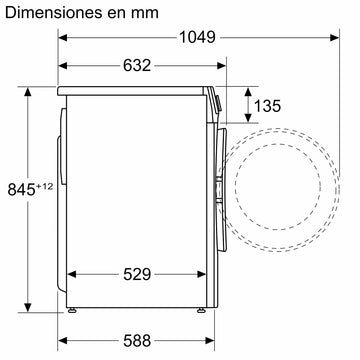 Lavadora Balay 3TS3107BD, 10 kg, 1400 rpm, con Autodosificador, Blanco