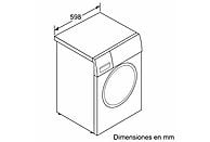 Lavadora Bosch Serie 2 (WGE03200ES), 8 kg, 1200 rpm, Clase A, Blanco